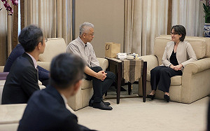 蕭美琴會見建築師郭俊沛   期許台灣新建物納傳統、保多元