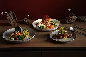 當代亞洲蔬食料理配調酒 雲川水月6/24開幕