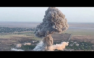 (影) 俄國境內挨重擊！指揮部、彈藥庫都被炸 疑遭 JDAM轟出「蘑菇雲」