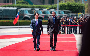 友邦聖克里斯多福總理來訪 賴清德首主持軍禮歡迎