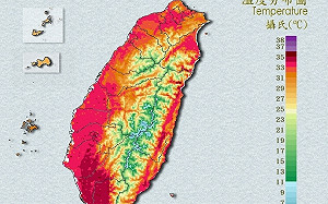 烤成紅番薯！高雄中午前飆至39.8度 2縣市「熱到發紫」