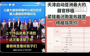 (影) 中國研發「腦死亡機」割器官? 大量兒童失蹤 醫院甚至明碼標「移植指導價」