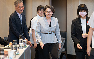 談AI數位轉型、淨零減碳 蕭美琴盼台灣在變動中掌握趨勢