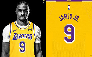 Bronny球衣號碼出爐 新賽季將披9號戰袍