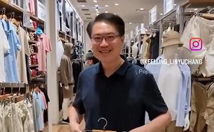 林右昌瘦身16公斤　偕妻逛街添購新戰袍