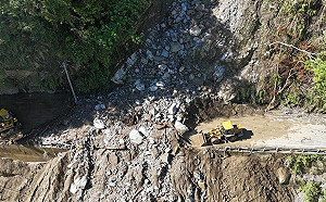 中橫震後分階段管制 大禹嶺至天祥調整放行時段