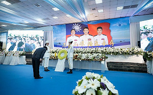 海軍海虎潛艦三士官長殉職追思典禮 舉行褒揚令頒發