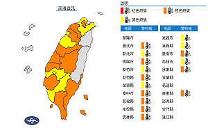 台東刮焚風熱飆38°C！西半部發高燒 午後山區大雨