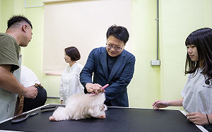 陪賴清德認養「斑斑」  潘孟安：讓台灣成動物友善國家