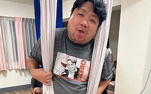 120公斤統神挑戰空中瑜伽！「纏布」自嘲：想回家的胖蝴蝶