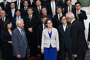蕭美琴接見不動產協進會 盼兼顧自由市場與普及化