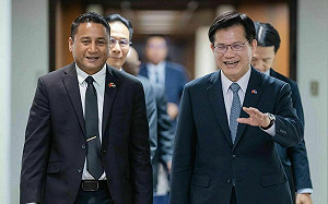 林佳龍深化邦交國友誼 今與馬紹爾群島簽署備忘錄