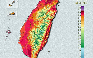 全台熱到紅通通！鄭明典曬一圖：典型熱區一起出現