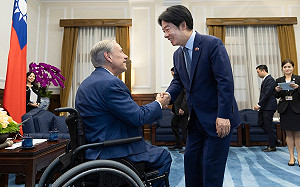 賴清德接見德州州長艾伯特　喊話共創無上限的新合作機會