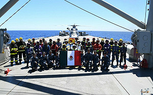 日本、墨西哥艦艇環太軍演亮相！馬來西亞戰艦也來了