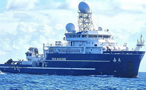 中國科考船「嘉庚號」闖我國東部海域  最近距烏石港20浬 