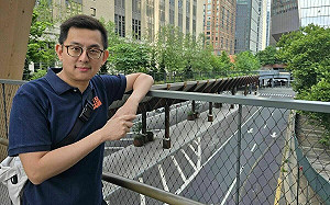 卓冠廷走訪曼哈頓高架公園 憶林佳龍打造台中綠空鐵道