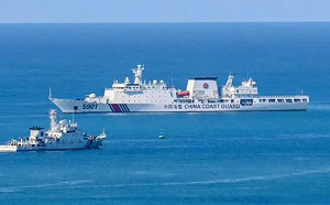 中菲船艦僅隔700米對峙! 與菲談判同時 中萬噸大驅仙賓礁秀肌肉施壓