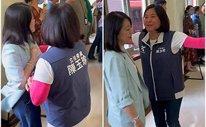 (影)國民黨突換會議室反鎖 陳玉珍嘻皮笑臉「惡意逼車」阻擋吳思瑤