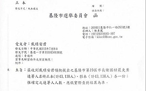 4萬3千件罷樑二階段連署書 正式送交基隆選委會