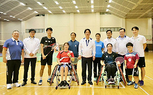 為巴黎奧運代表團授旗    賴清德勉選手摘金奪銀再創佳績   