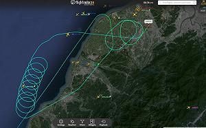 午後大雷雨！北市3區時雨量破百 立榮航空花式繞8圈等待降落