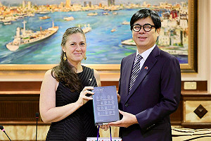 以色列駐台代表首訪高市府    與陳其邁暢談加強互惠合作