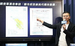 控鄭文燦與綠營人士共組購地集團 凌濤：小英、信賴之友會都有份