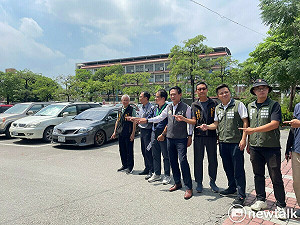 大台南觀光城金鑾宮前設收費停車場 林俊憲助解決停車亂象