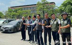 大台南觀光城金鑾宮前設收費停車場 林俊憲助解決停車亂象