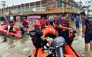 (影) 不顧百姓死活! 河南暴雨紅色預警 7座大型22座中型水庫搶洩洪