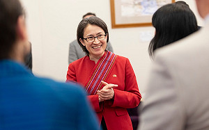 接見加拿大原住民事務訪團 蕭美琴憶花蓮經驗