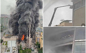 中國四川百貨大樓大火已知16人罹難! 當局稱「施工作業」引發火災