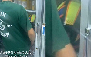 飲料店又出事了!龜記員工「安全帽放冰箱」畫面曝光