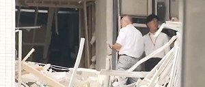 (影) 拔瓦斯管想自殺 放棄後 他開窗 點了一根煙.....陸男在日闖禍 釀5傷