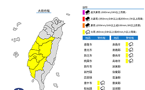 對流雲系旺盛 8縣市恐迎大雨！ 氣象署：需注意雷擊強陣風