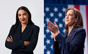 民主黨眾議員AOC: 逼拜登退的黨內菁英也不要賀錦麗