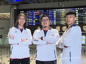 巴黎奧運台灣隊羽球、拳擊選手啟程 盼為國爭光