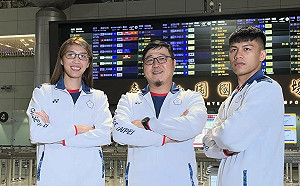 巴黎奧運台灣隊羽球、拳擊選手啟程 盼為國爭光