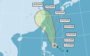 凱米來勢洶洶  週一恐轉中颱！吳德榮：風雨不容小覷