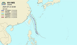 太平洋將出現「雙颱共舞」?!日本氣象廳:凱米26日恐籠罩全台