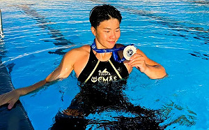 台灣之光！蹼泳好手何品莉抗熱奪世錦賽銀牌