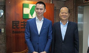 鄭永金民進黨探班兒子：選舉不要講