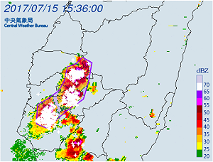 快訊》雲嘉南注意！嚴防大雷雨至16:45