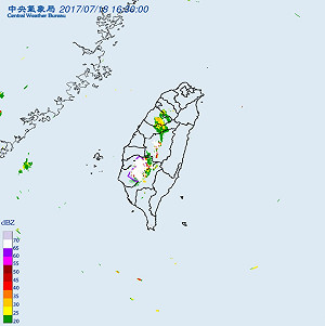 快訊》大雷雨警報！嘉南嚴防大雷雨至18:00