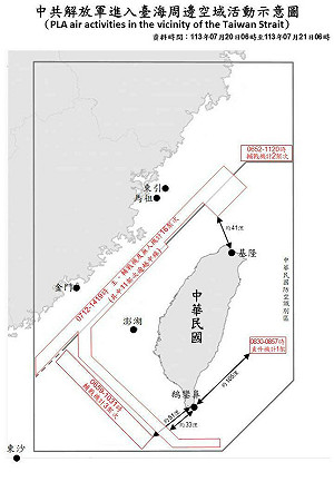 中共30艘機艦漢光演習前夕擾台  距鵝鑾鼻僅33浬