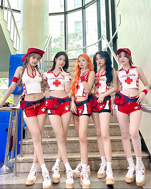 (G)I-DLE救生員服「紅十字符號」違規惹議！大韓赤十字社回應了