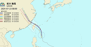 凱米颱風各國路徑南修！6機構預報全登陸台灣 美軍最南到花蓮