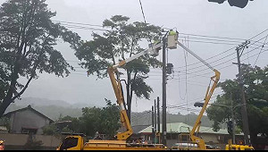 因應凱米颱風動員戒備  台電高雄區處成立災害緊急應變中心