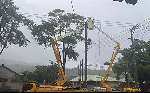 因應凱米颱風動員戒備  台電高雄區處成立災害緊急應變中心